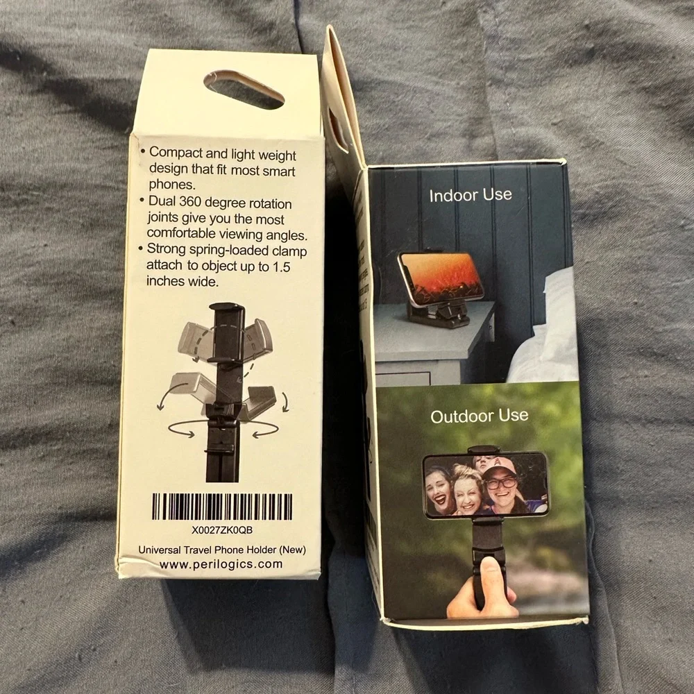 Black Travel Phone Holders 2 pack